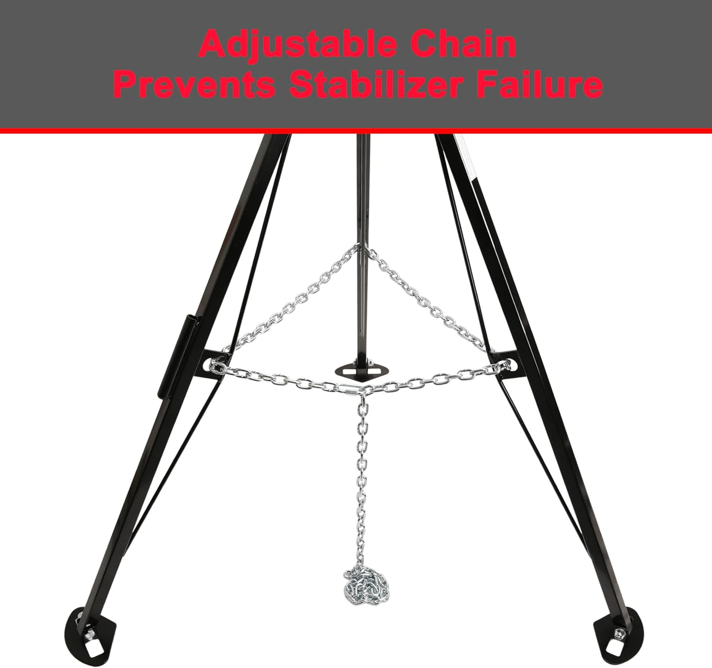 PTJ0616 BACK EDITION Tripod King Pin 5th Wheel Stabilizer