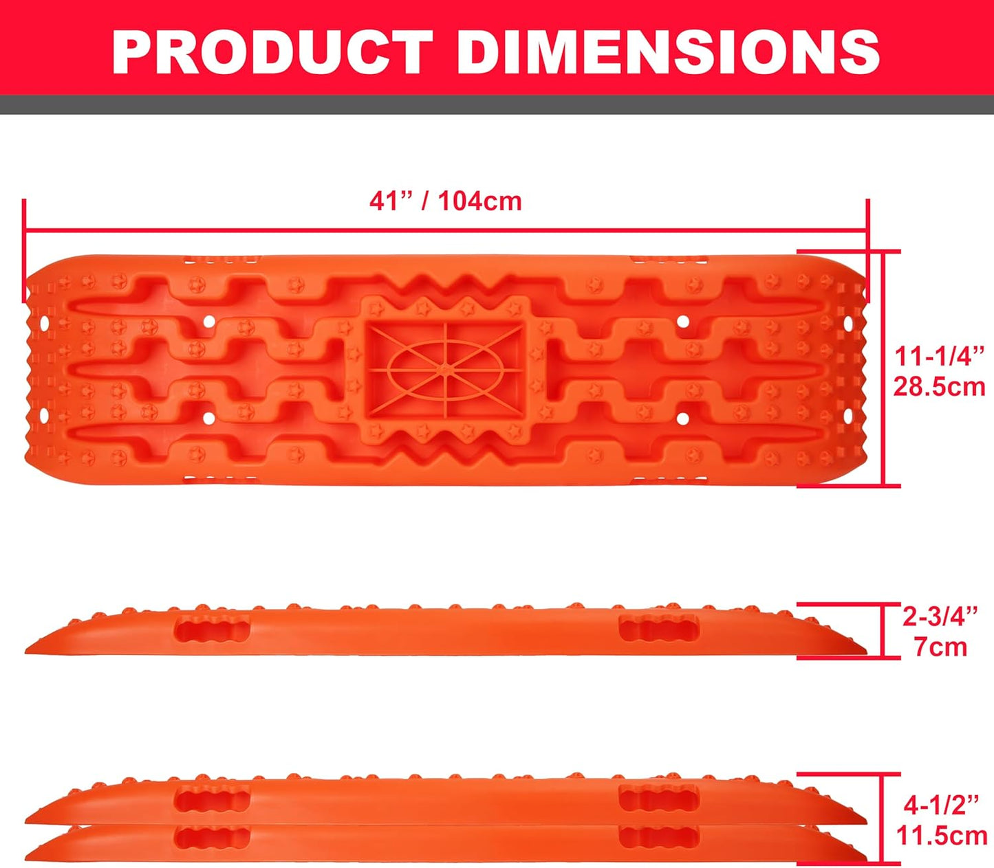 10-Ton Recovery Traction Boards
