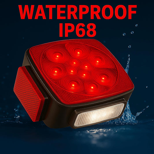 12V LED Submersible Slimline Trailer Light Kit