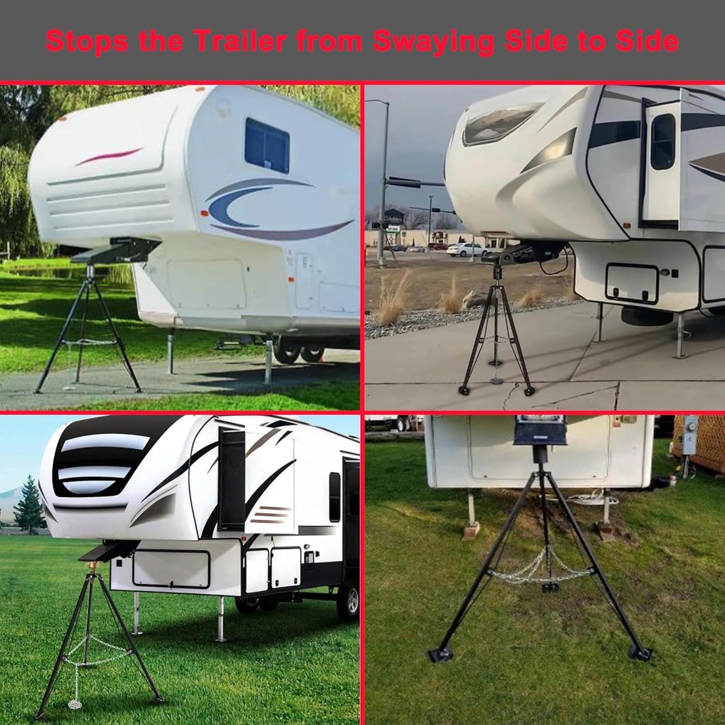 PTJ0616 BACK EDITION Tripod King Pin 5th Wheel Stabilizer