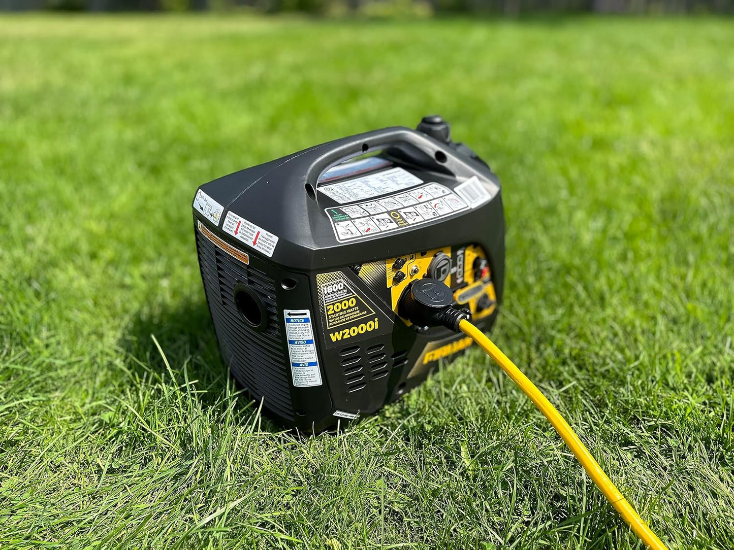 Rallonge pour génératrice 30A – 25 pi, NEMA L5-30P vers 3×5-15R avec organisateur