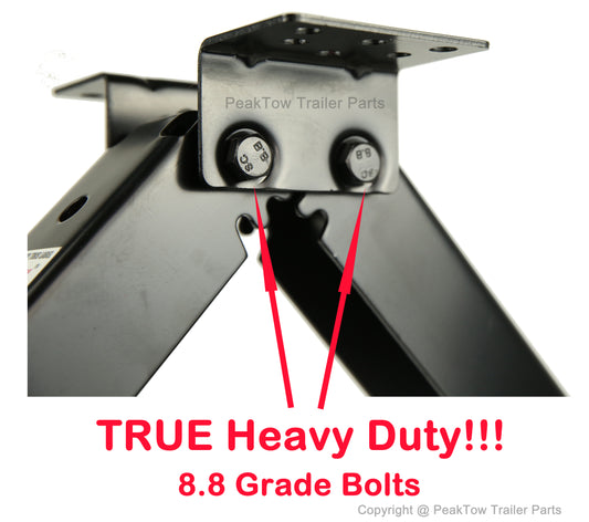 RV Stabilizer Scissor Jacks - 9000 lbs Capacity Each, 24-Inch Height (Set of 2)