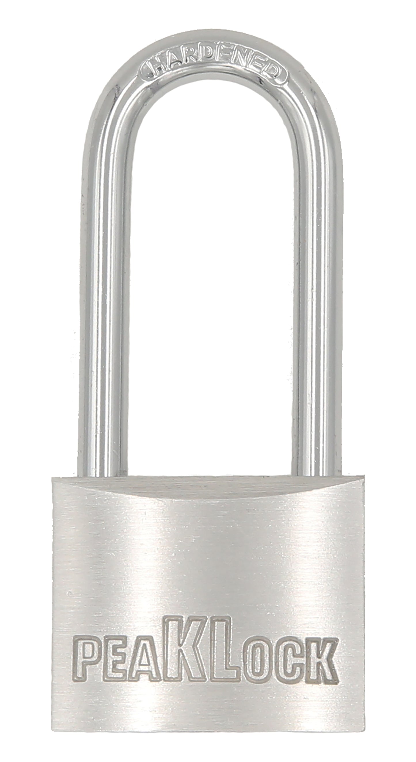 PEAKLOCK PLA0004 Cadenas à clé identique 1-9/16 de large en aluminium massif à anse longue 6PK
