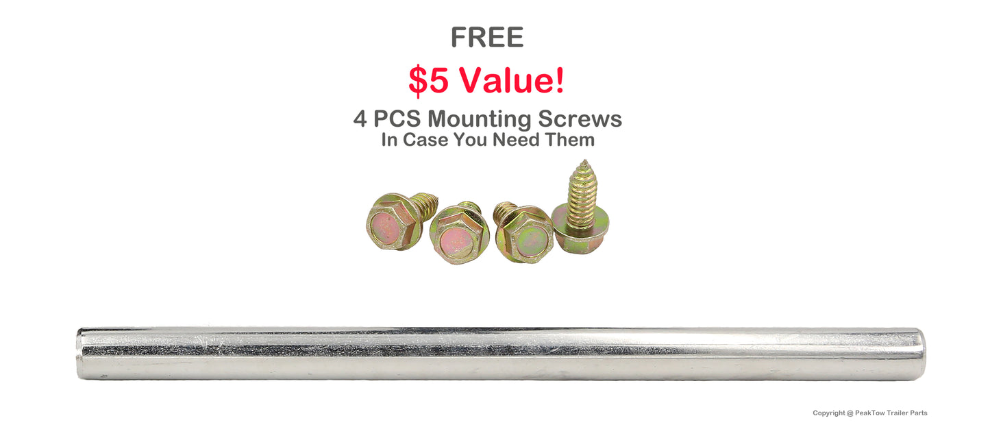 Telescoping Swing-Down Stabilizer Jacks – 1000 lbs Capacity, with Mounting Screws