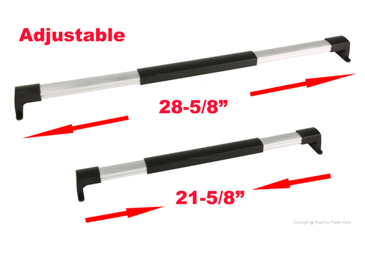 PTR0012 RV Adjustable Screen Door Cross Bar Handle w/Sturdy and Secure Non-Slip Grip - Case of 50