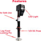 PTJ0234 Heavy-Duty 5000 lbs Electric A-Frame Tongue Jack