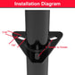 PTJ0232 3500 lbs Electric A-Frame Tongue Jack