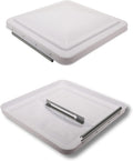 14" RV Roof Vent Lid – White (Pack of 2)