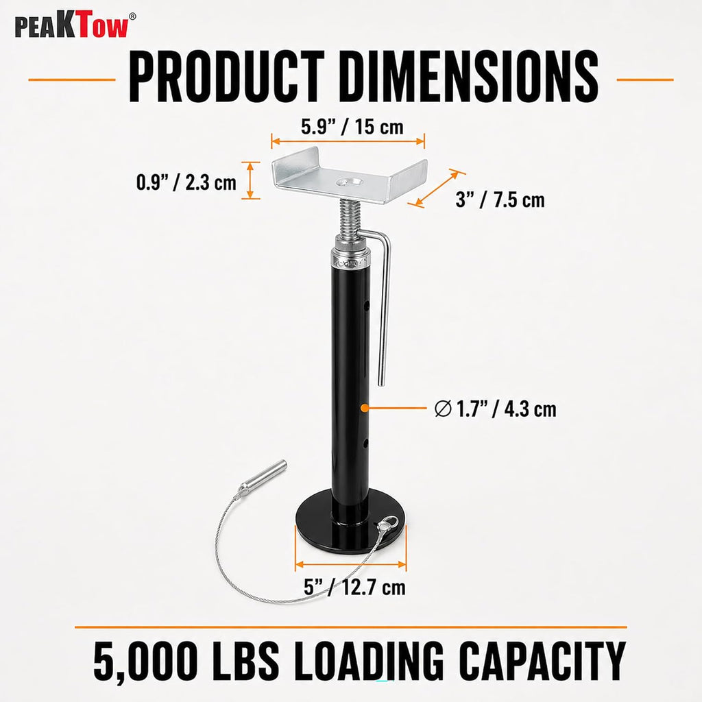 Quick-Lift RV Slide-Out Stabilizer Jacks, 20"–48"