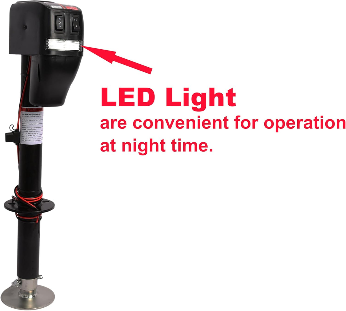 PTJ0234 Heavy-Duty 5000 lbs Electric A-Frame Tongue Jack