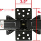 PTJ0624 5000lb 24in Stabilizer Scissor Jack with Magnetic Socket and Bubble Level - Case of 2