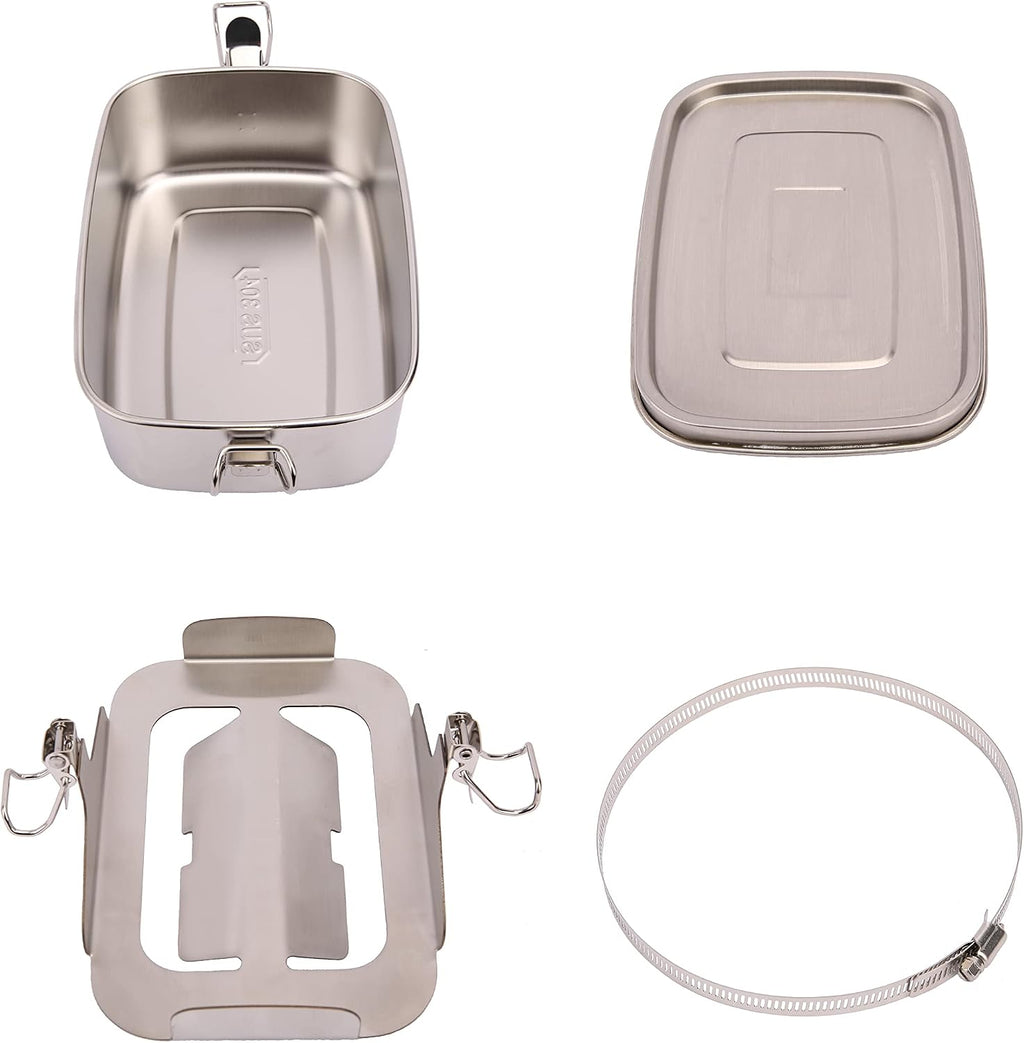 Stainless Steel Exhaust Cooker & Food Warmer for Snowmobile, ATV & UTV