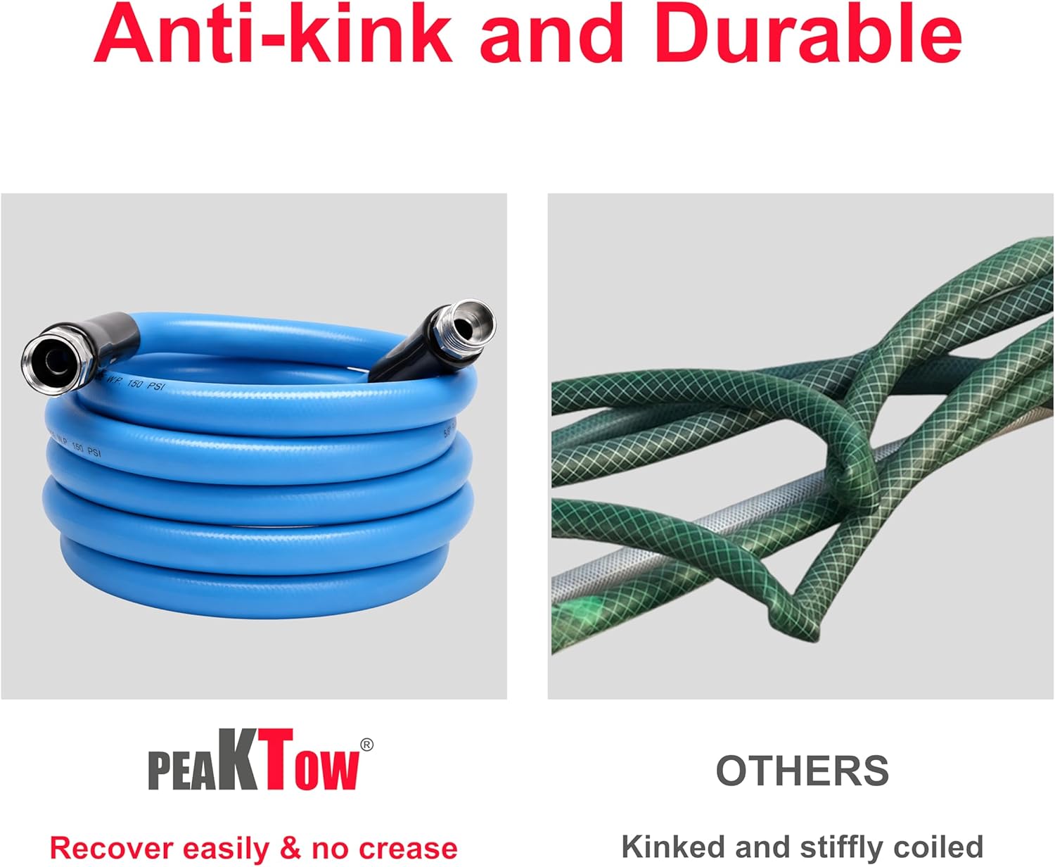 25FT RV Drinking Water Hose - Blue