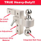 PTT0069 6000 lbs Aluminum Dual-Ball Mount Hitch - Case of 3