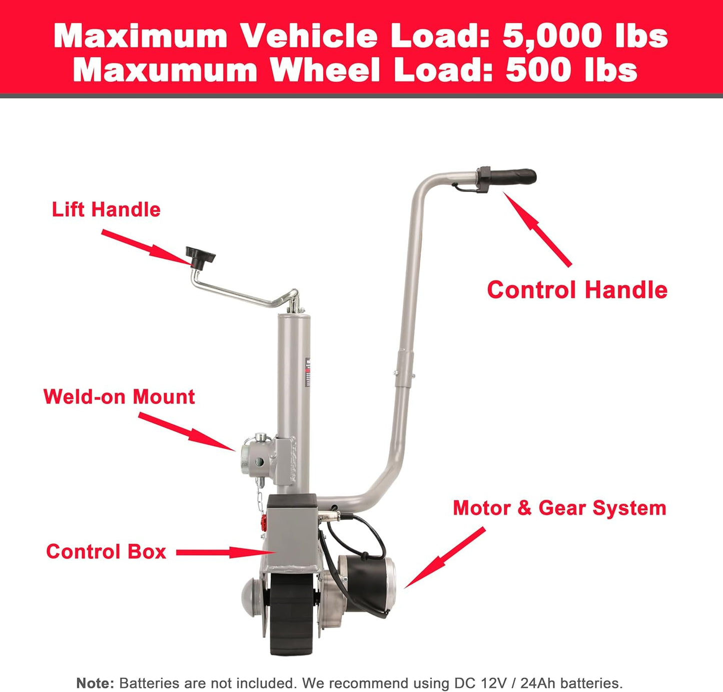 PTJ0241 Electric Trailer Mover and Dolly