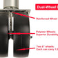 PTJ0202 2000 lbs Dual-Wheel Swivel A-Frame Tongue Jack