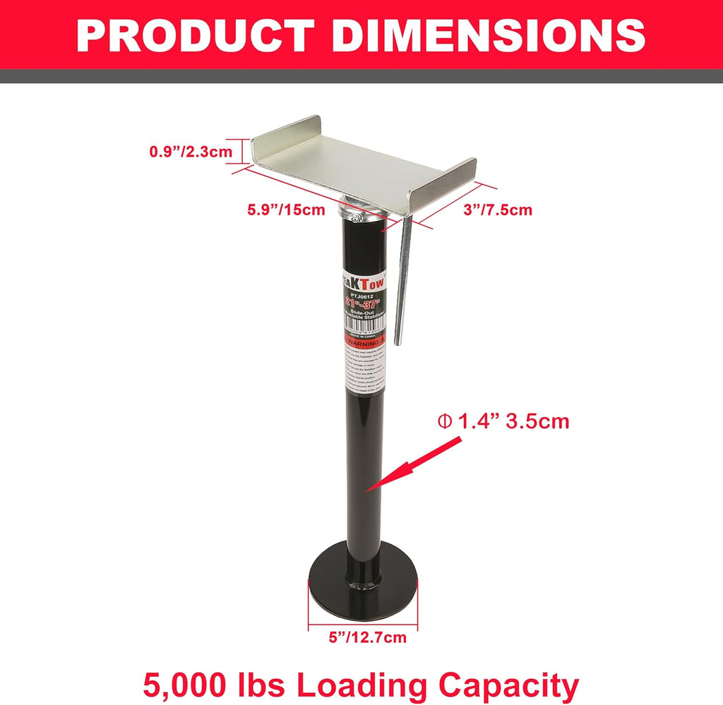 RV Slide-Out Stabilizer Jack