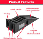 Car Ramps – 6.25" Lift, 6,500 lbs Capacity per Ramp (Pair)