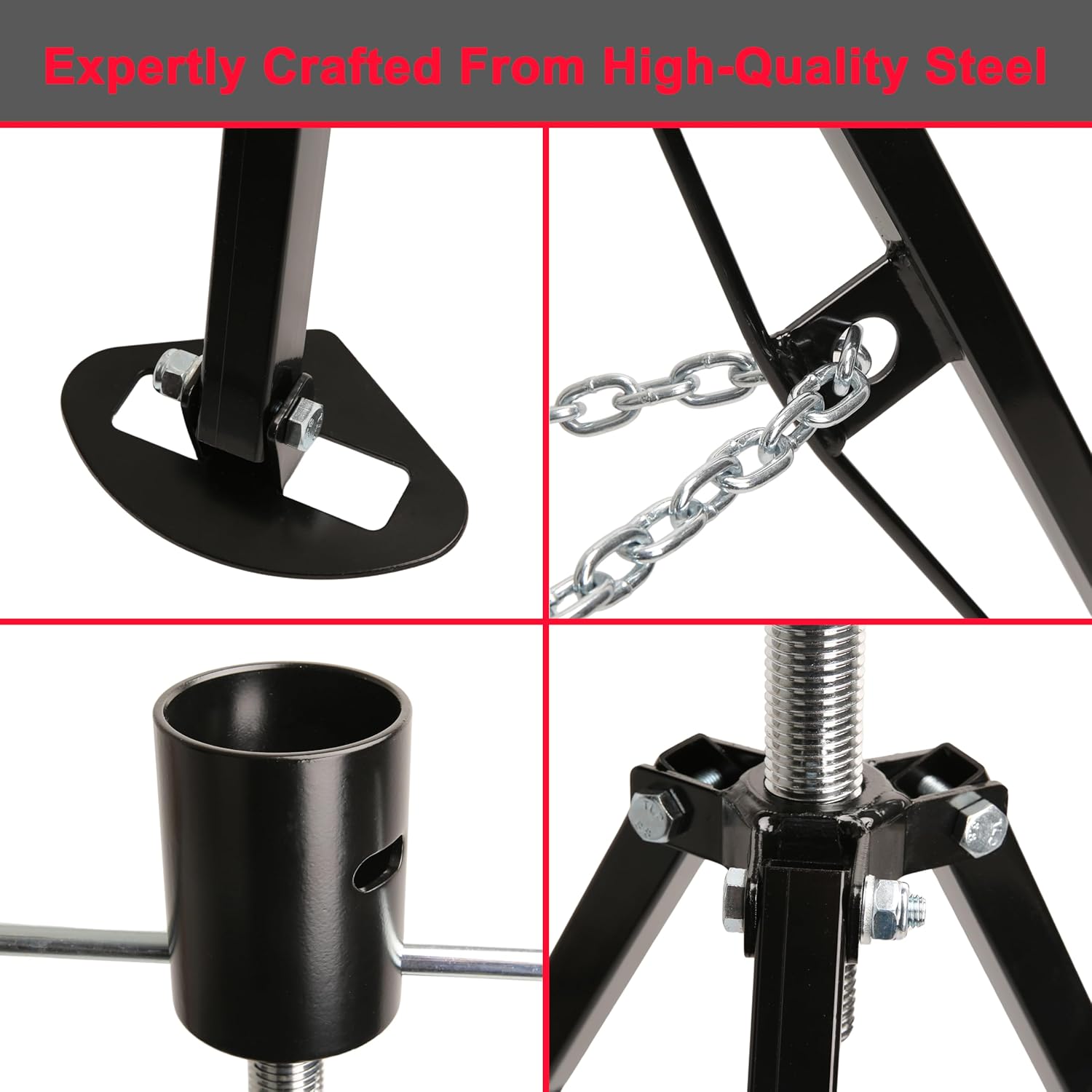 Stabilisateur de 5e roue, édition noire – capacité 5000 lbs
