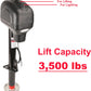 PTJ0232 3500 lbs Electric A-Frame Tongue Jack
