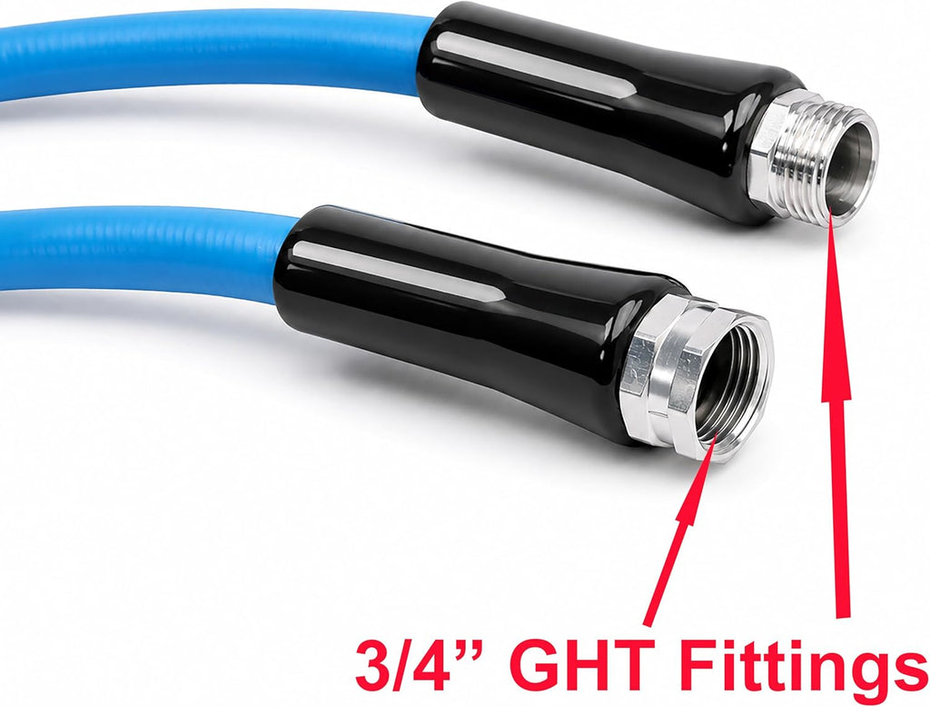 25FT RV Drinking Water Hose - Blue