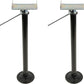 PTJ0612 Support stabilisateur coulissant réglable robuste de 21 à 37 po - Caisse de 6 pièces