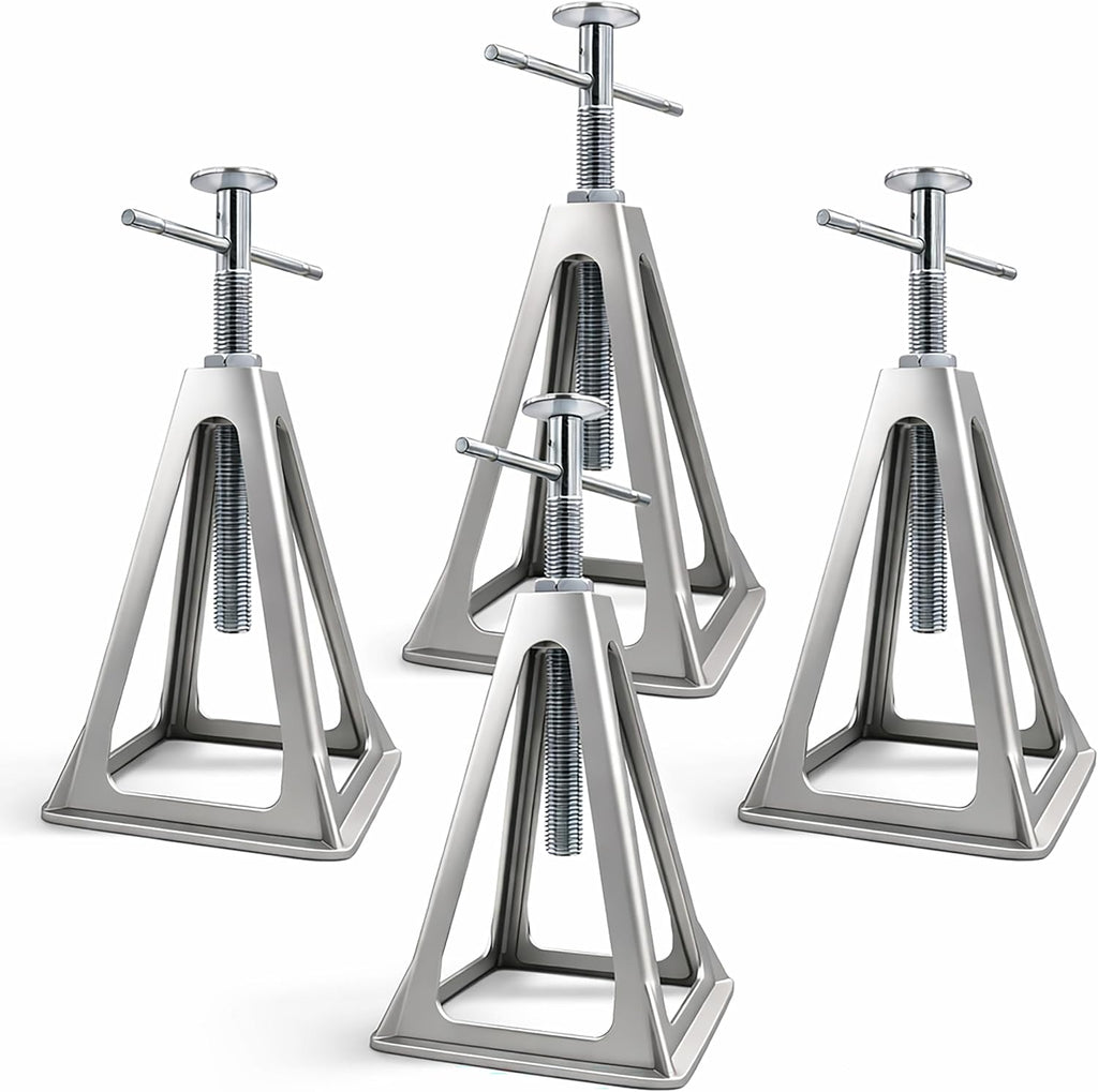 Stackable Stabilizer Jacks – 6000 lbs Capacity, Extends to 17" (Set of 4)