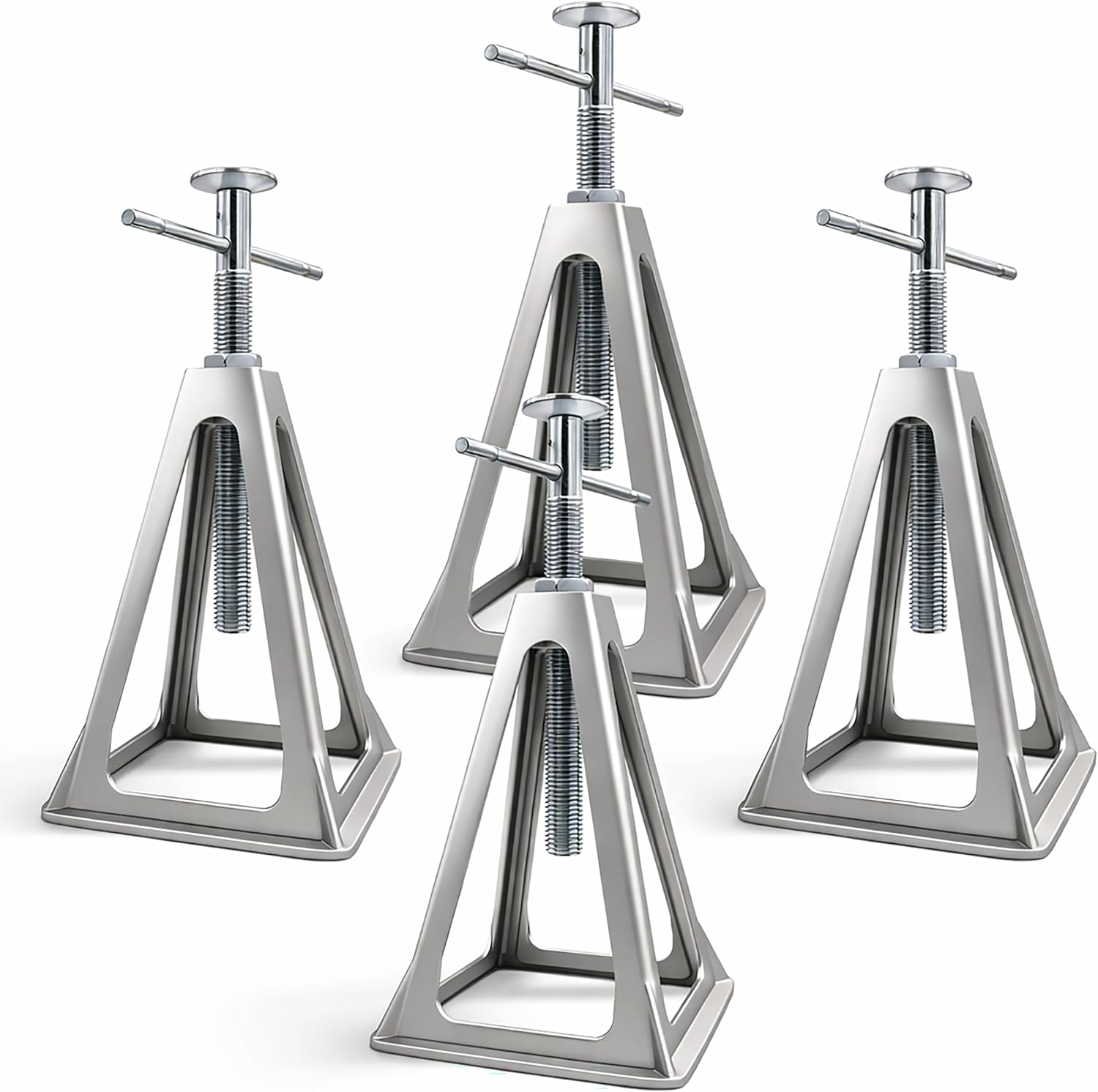 Stackable Stabilizer Jacks – 6000 lbs Capacity, Extends to 17" (Set of 4)