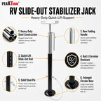Quick-Lift RV Slide-Out Stabilizer Jacks, 20"–48"