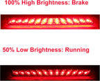 17" Red LED Trailer Light Bars – Waterproof (Case of 40 pairs)