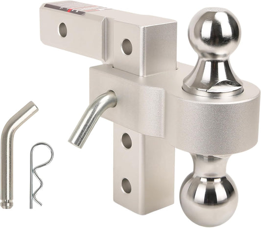 PTT0069 6000 lbs Aluminum Dual-Ball Mount Hitch - Case of 3