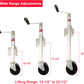 PTJ0202 2000 lbs Dual-Wheel Swivel A-Frame Tongue Jack