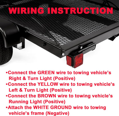 12V LED Submersible Slimline Trailer Light Kit