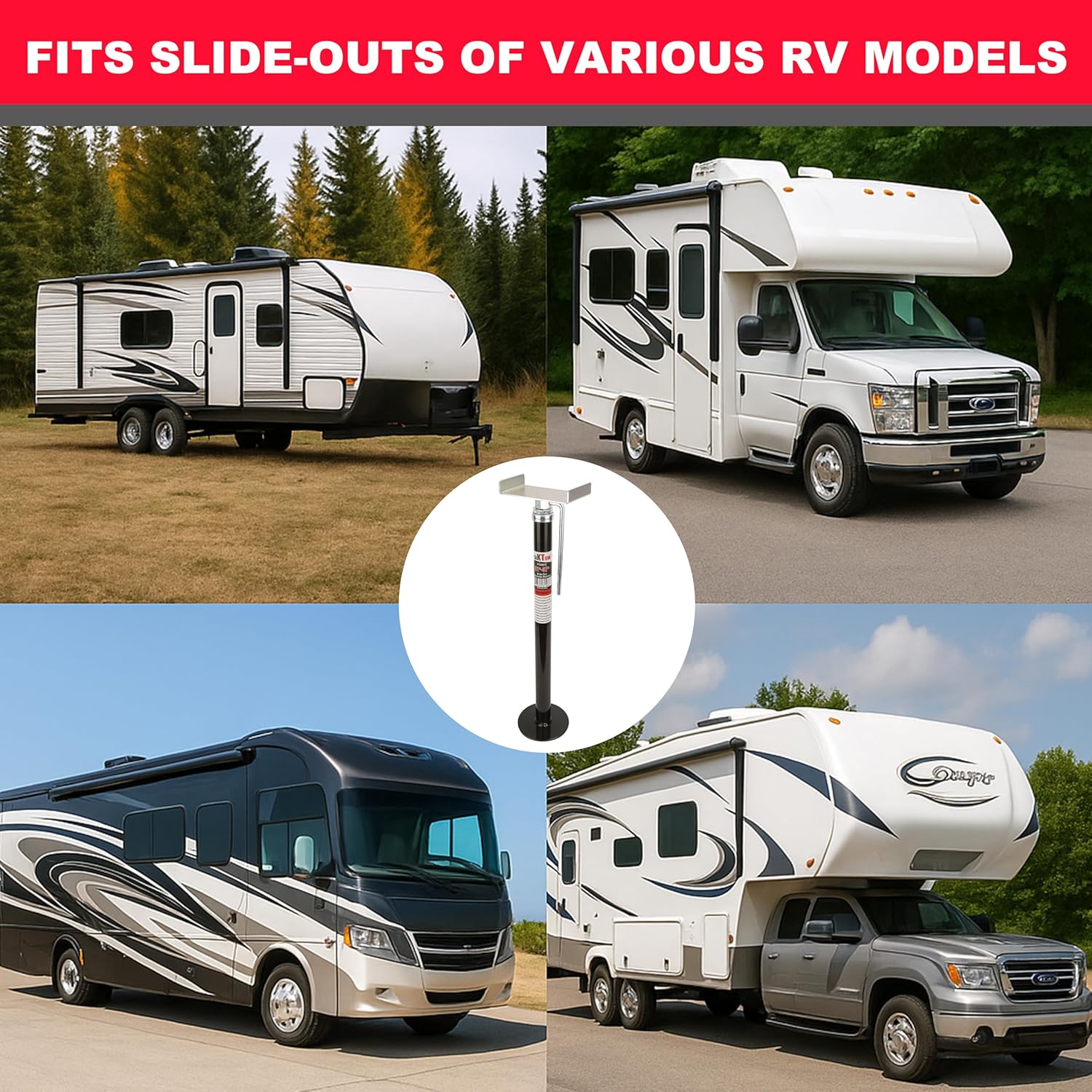 RV Slide-Out Stabilizer Jack