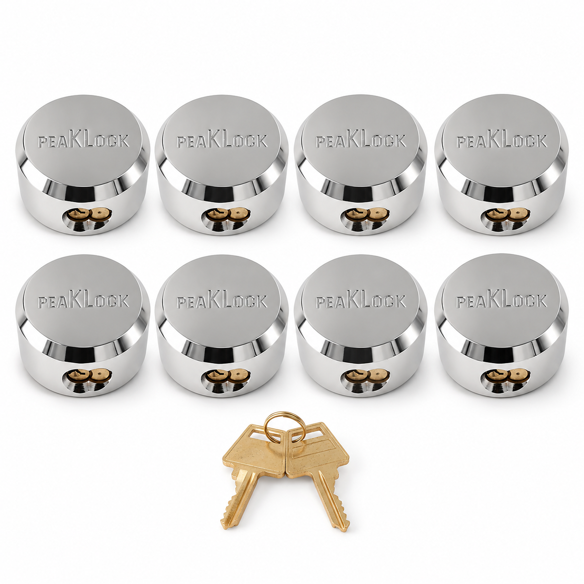 Keyed Alike Hidden Shackle Padlock – 2-7/8" (Pack of 4/8/16)