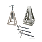 Stackable Stabilizer Jacks – 6000 lbs Capacity, Extends to 17" (Set of 4)