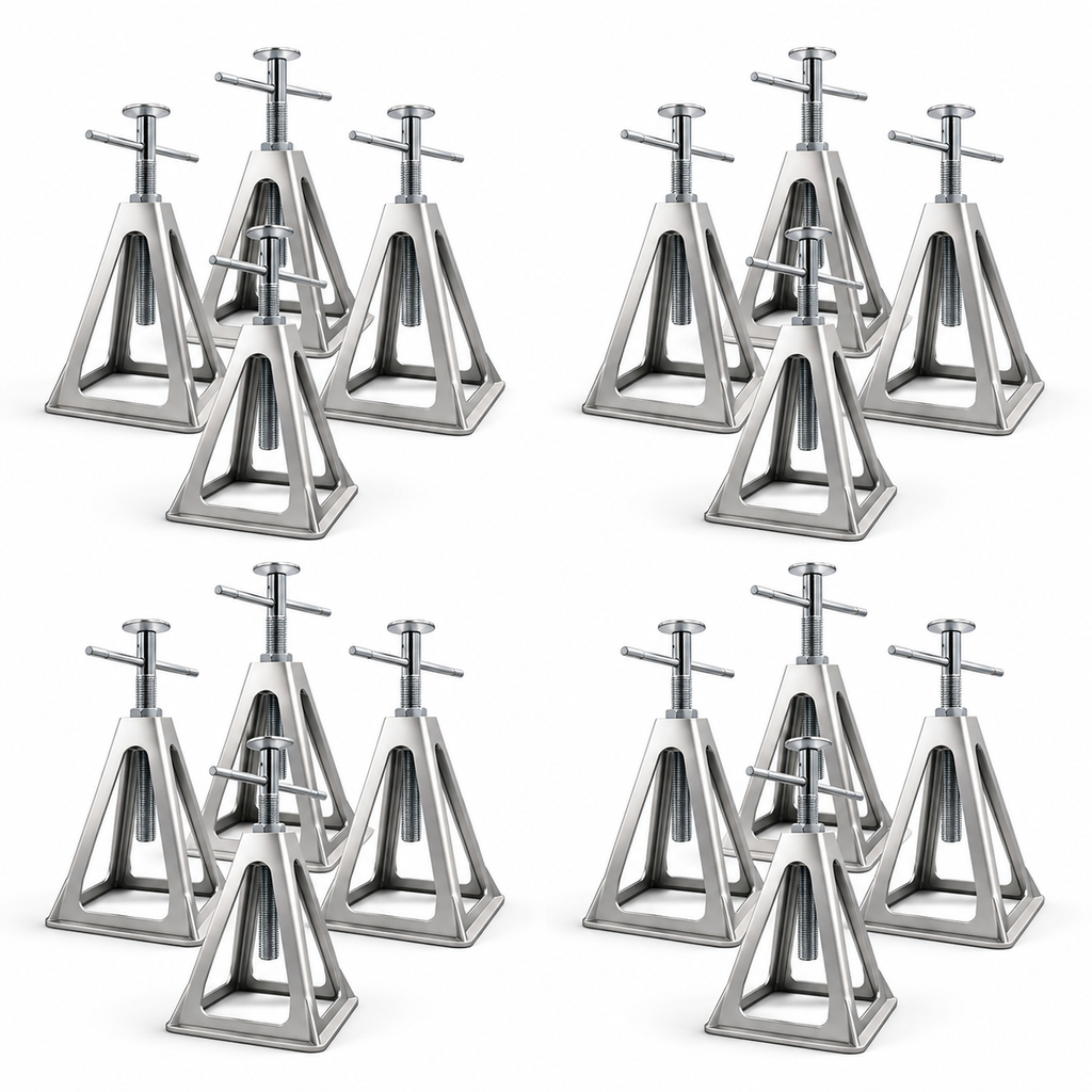 Stackable Stabilizer Jacks – 6000 lbs Capacity, Extends to 17" (set of 16)