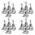 Stackable Stabilizer Jacks – 6000 lbs Capacity, Extends to 17" (set of 16)