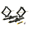 Stabilisateurs à ciseaux pour roulotte - capacité 5000 lbs chacun, hauteur de 24 pouces (ensemble de 4)