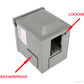 PTR0109 Panneau de prise de courant extérieur résistant aux intempéries, 30 A, 125 V pour camping-car - Caisse de 6