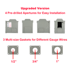 Boîtier 50 Amp pour VR ou véhicules électriques - extérieur, NEMA 14-50R
