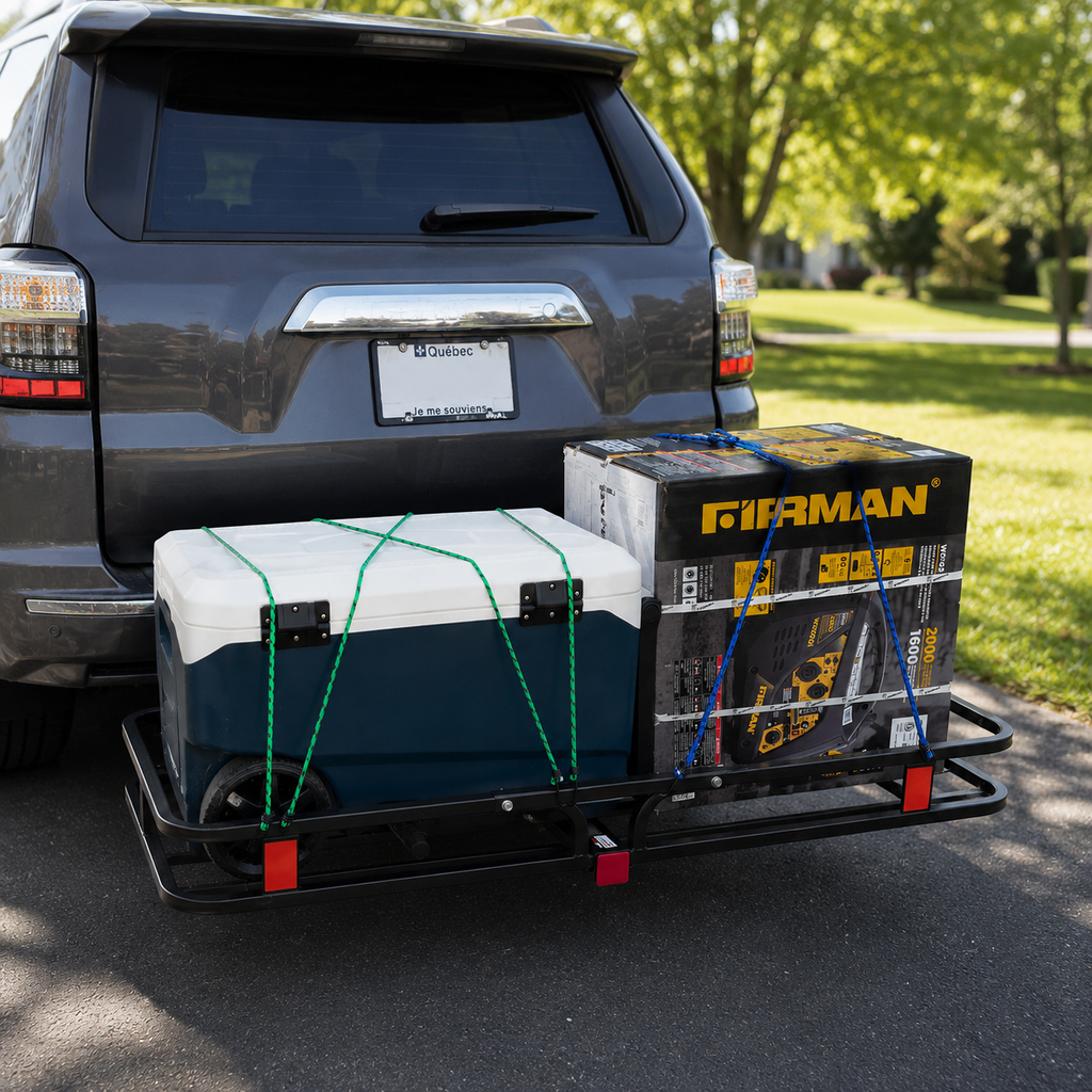 Hitch Mount Cargo Carrier 53.5 x 19 x 5 inches