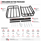 Hitch Mount Cargo Carrier 53.5 x 19 x 5 inches