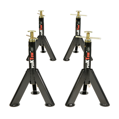 PTJ0622 Cric stabilisateur de camping-car pour remorque télescopique, capacité de charge de 6 000 lb - Caisse de 4