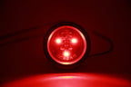 Feux de remorque round LED rouges et ambrés 2" – Submersibles, montage à anneau (caisse de 120 rouges et 120 ambrés)