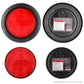 PTL0401 Round Red 4 Inches LED Submersible Stop/Turn/Tail Lights with Grommets and Plugs - Case of 80