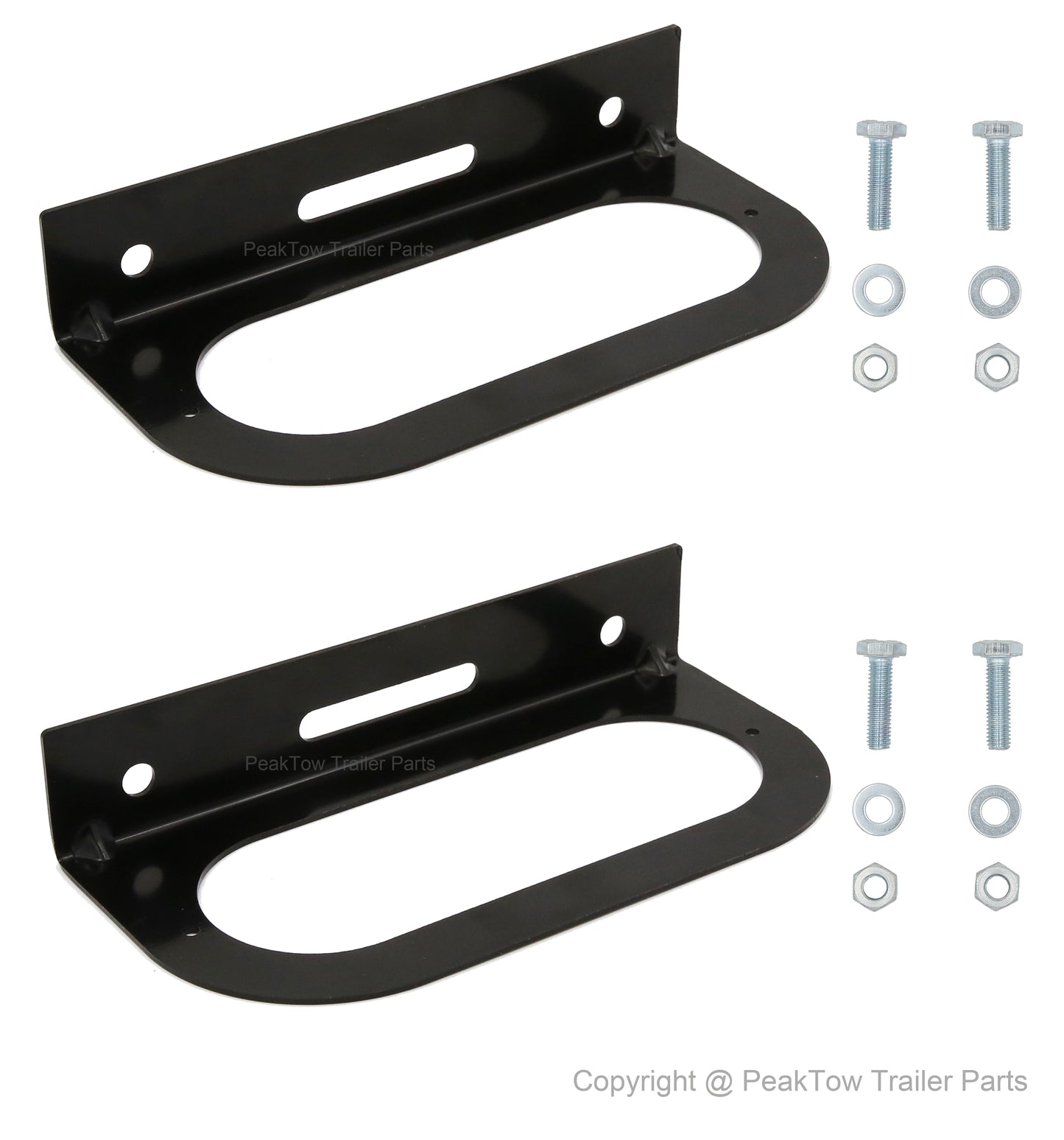 PTL0501 Oval 6 Inches Tail Light Mounting Bracket For Standard D.O.T 6 Inches Oval Trailer Taillights - case of 60