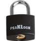 PLA0101 Cadenas en aluminium recouvert de noir résistant aux intempéries, à clés identiques, 1-3/16" de large - Caisse de 288
