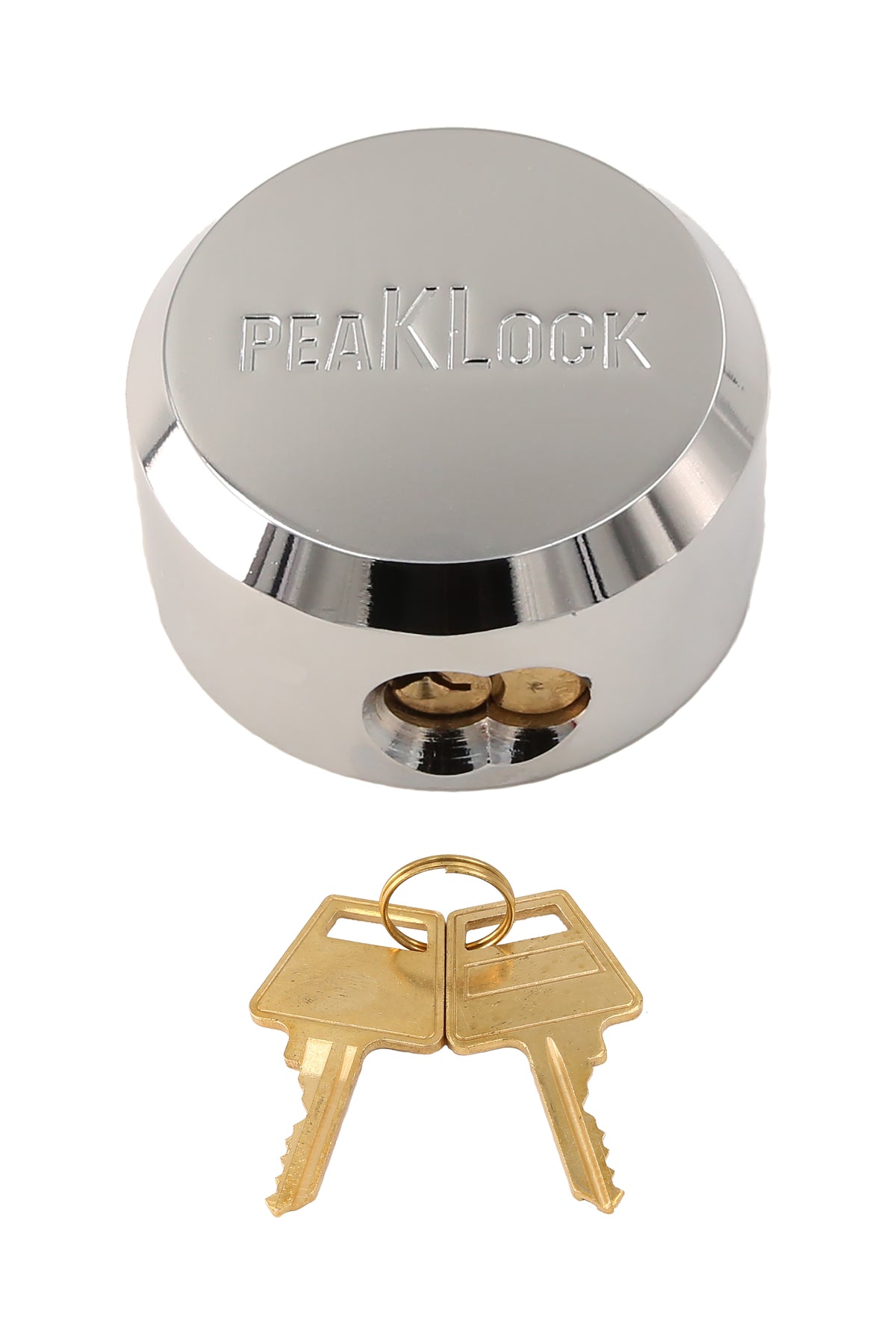 Heavy Duty Security Hasp And Staple Set With 70mm Disc Padlock & 2 Keys