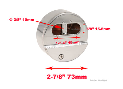 PLS0001 Heavy-Duty High Security Hasp With 2-7/8" Hidden Shackle Padlock - Case of 6